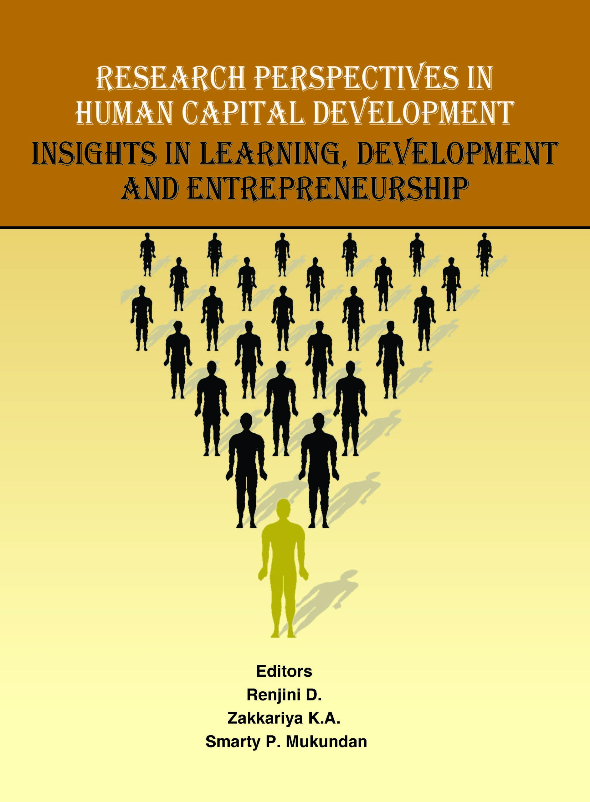 978-93-88237-50-5__Front RESEARCH PERSPECTIVES IN HUMAN CAPITAL DEVELOPMENT: INSIGHTS IN LEARNING, DEVELOPMENT AND ENTREPRENEURSHIP (Edition1) - Image 1