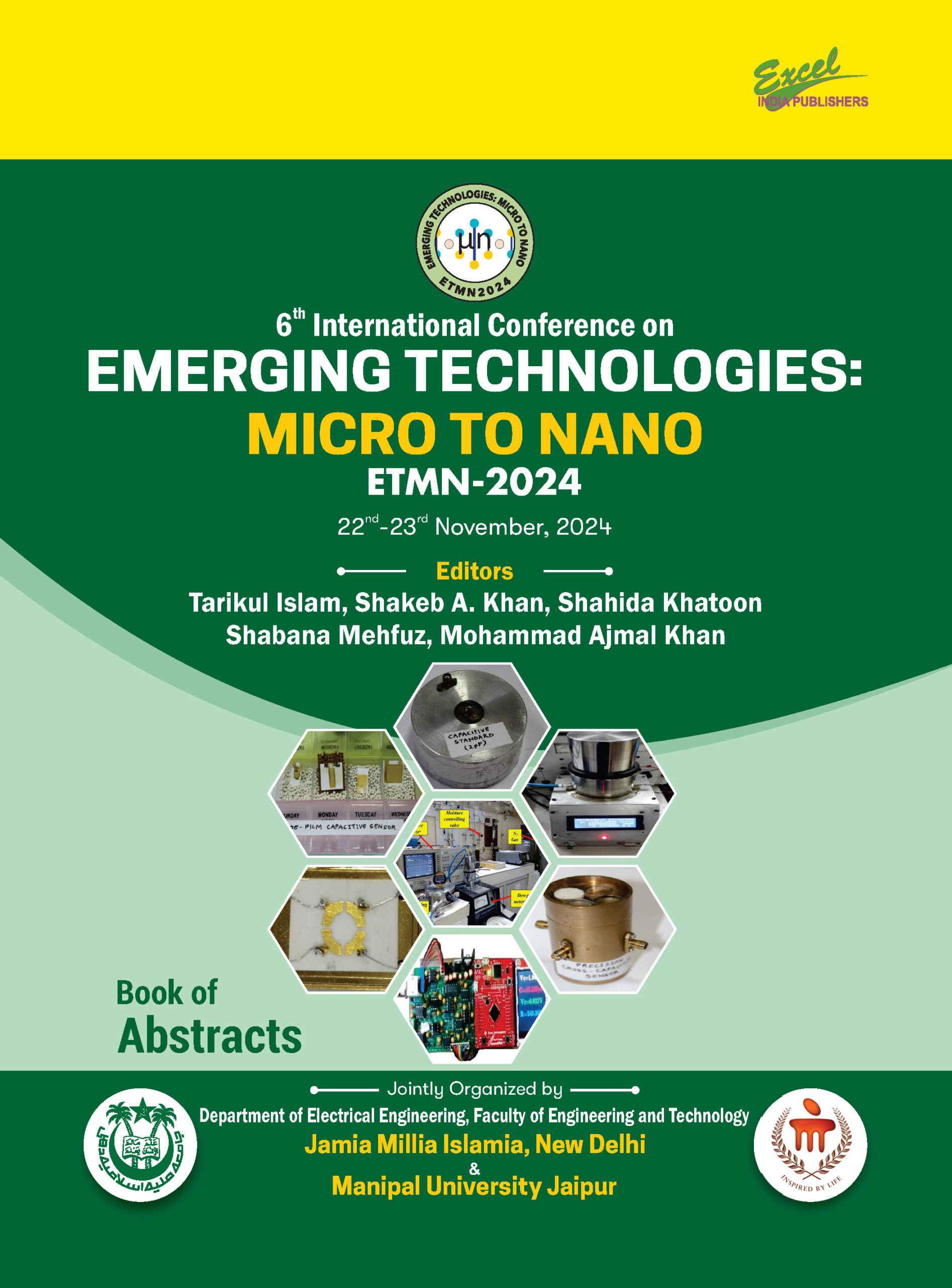 978-93-89947-57-1__ Front 6th International Conference on Emerging Technologies: Micro to Nano (ETMN-2024) - Image 1