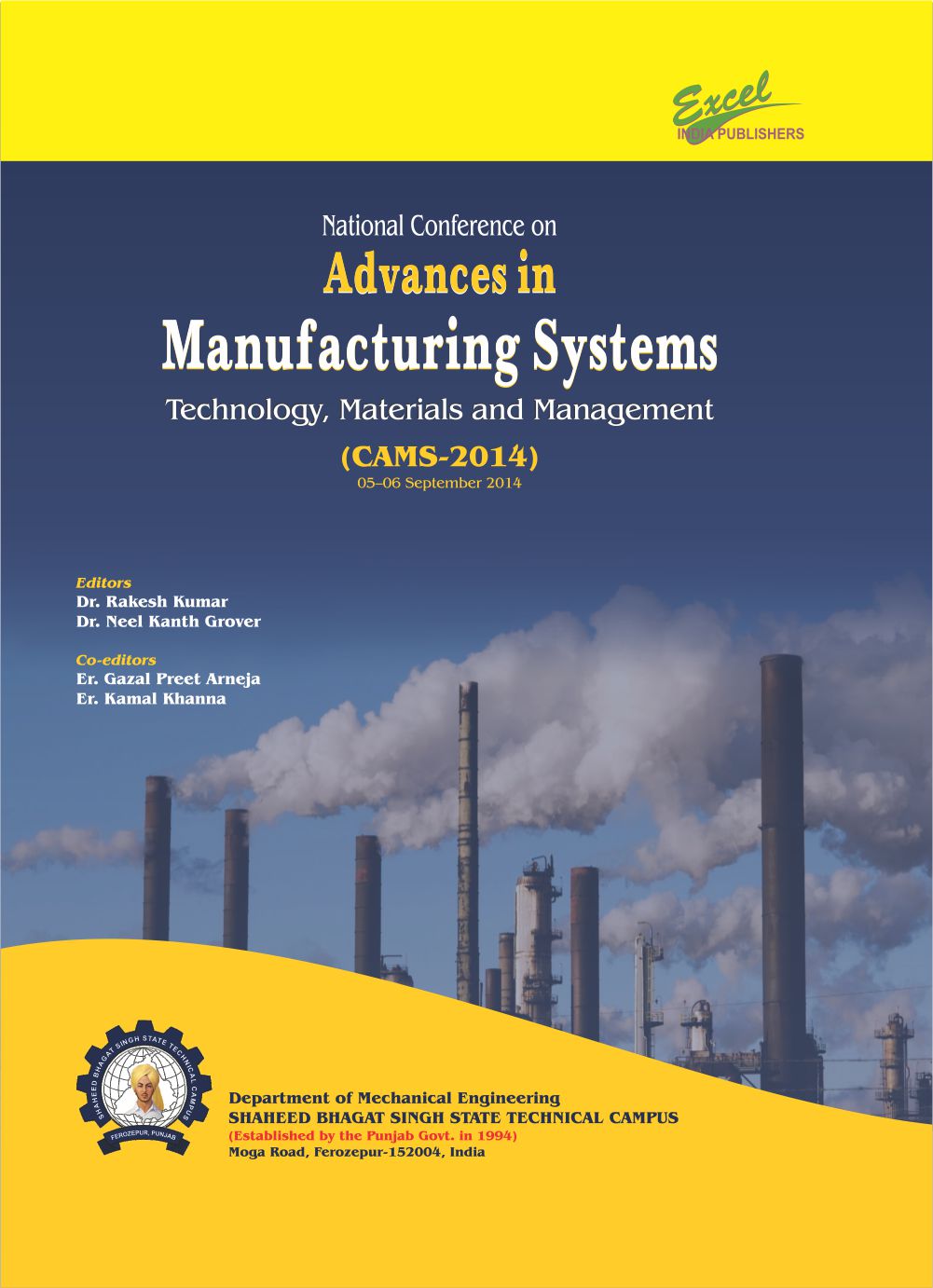 b-607 National Conference on Advances in Manufacturing Systems (Technology, Materials and Management) - Image 1