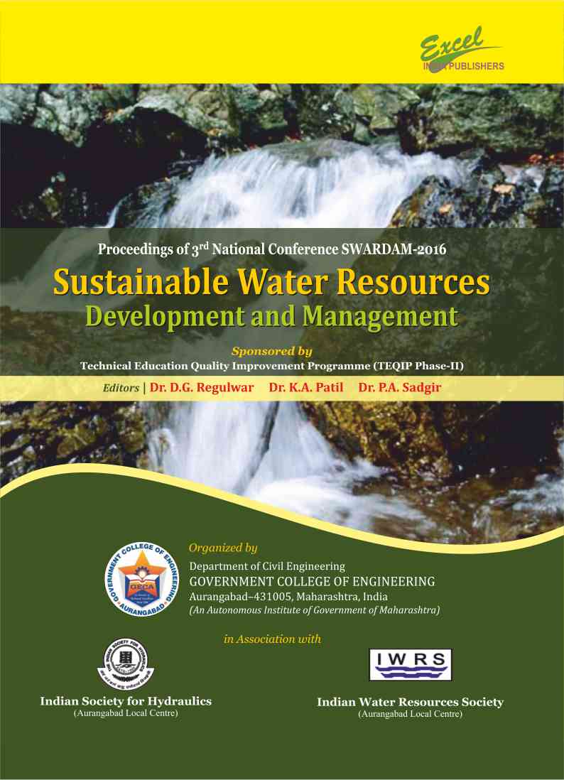 b-843 3rd National Conference on Sustainable Water Resources Development and Management (SWARDAM–2016) - Image 1